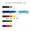 tank top color chart - Clash Of Clans Gifts